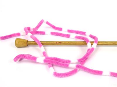 Lot of 4 x 100gr Skeins Ice Yarns CHENILLE BABY COLORS (100% MicroFiber) Yarn Pink White