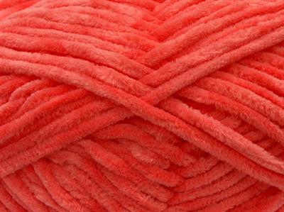 Lot of 4 x 100gr Skeins Ice Yarns CHENILLE BABY (100% MicroFiber) Yarn Light Salmon