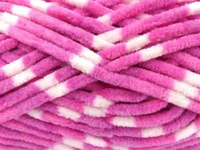 Lot of 4 x 100gr Skeins Ice Yarns CHENILLE BABY COLORS (100% MicroFiber) Yarn Pink White