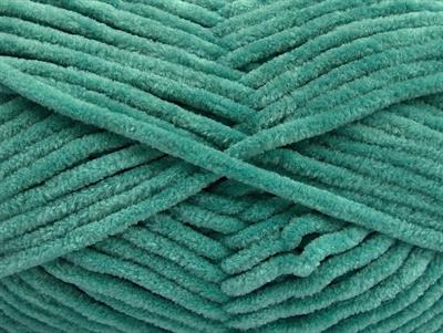 Lot of 4 x 100gr Skeins Ice Yarns CHENILLE BABY (100% MicroFiber) Yarn Green