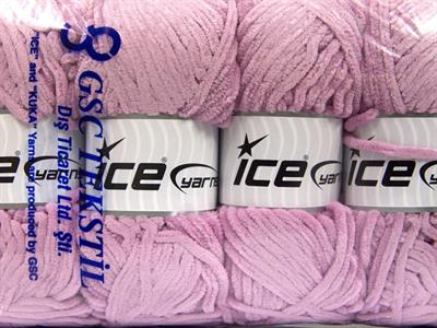Lot of 4 x 100gr Skeins Ice Yarns CHENILLE BABY (100% MicroFiber) Yarn Orchid