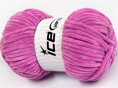 Lot of 4 x 100gr Skeins Ice Yarns CHENILLE BABY (100% MicroFiber) Yarn Orchid