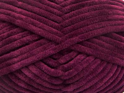 Lot of 4 x 100gr Skeins Ice Yarns CHENILLE BABY (100% MicroFiber) Yarn Maroon
