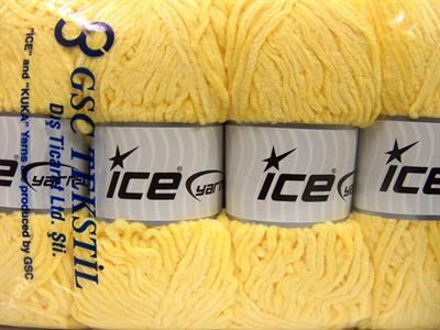 4x100gr. CHENILLE BABY LIGHT Mikro Fiber Sarı Kışlık, Bebe, Şönil