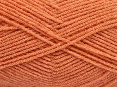 4x100gr. CLASSIC DK Akrilik Pudra Pembe Kışlık, Düz iplikler, 100% Akrilik