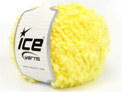 4x100gr. CLOUDY Premium Akrilik Sarı Kışlık, Buklet, Çok Kalın, Akrilik