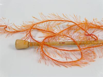 4x100gr. EYELASH GLITZ Simli Turuncu Metalik Simli, Yumoş, Sakallı, Kışlık, Kalın