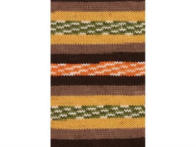 Lot of 4 x 100gr Skeins Ice Yarns FAVORITE ETHNIC Yarn Brown Shades Orange Yellow Green