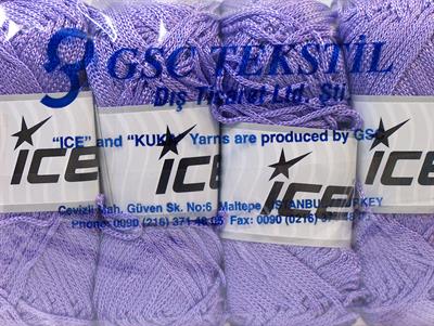 4x100gr. MACRAME CORD  Leylak Yazlık İplikler, Makrame, Tığ İşi, Düz iplikler