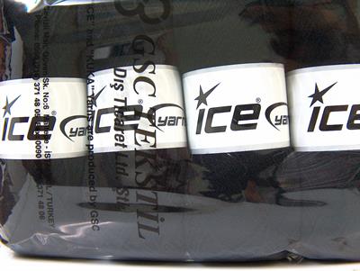 4x100gr. MERINO GOLD Akrilik, Merino Yün Siyah Lüks, Merinos, Kışlık