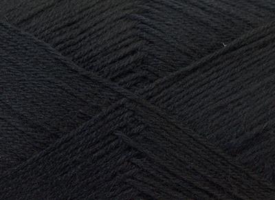 4x100gr. MERINO GOLD Akrilik, Merino Yün Siyah Lüks, Merinos, Kışlık