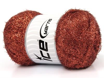 4x100gr. METALLIC GLITZ 100GR Metalik Simli Bakır Metalik Simli, Kışlık, Çok İnce, Yazlık İplikler