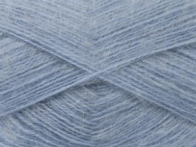 Lot of 4 x 100gr Skeins Ice Yarns MOHAIR PASTEL (10% Mohair 15% Wool) Yarn Jeans Blue