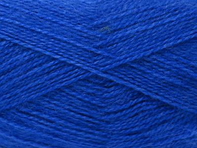 Lot of 4 x 100gr Skeins Ice Yarns MOHAIR PASTEL (10% Mohair 15% Wool) Yarn Saxe Blue