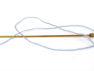 Lot of 4 x 100gr Skeins Ice Yarns MOHAIR PASTEL (10% Mohair 15% Wool) Yarn Jeans Blue