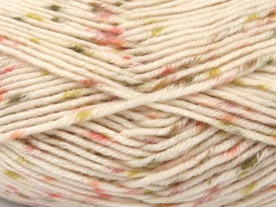 Lot of 4 x 100gr Skeins Ice Yarns NICE BABY TWEED Yarn Salmon Shades Camel Shades