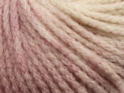 Lot of 4 x 100gr Skeins Ice Yarns NORDIC (23% Wool) Yarn Light Orchid White