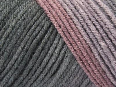 4x100gr. ORLANDO Premium Akrilik Maron, Somon, Gri Tonları Kışlık, Düz iplikler, Batik Desenli, Worsted, 100% Akrilik , Akrilik