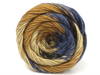 4x100gr. RAINBOW Premium Akrilik Kahverengi Tonları, Kot Mavisi Kışlık, Düz iplikler, Batik Desenli, 100% Akrilik