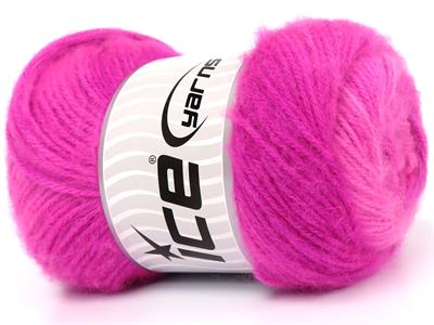 Lot of 4 x 100gr Skeins Ice Yarns SHAGGY Hand Knitting Yarn Pink Shades