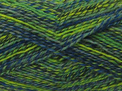 Lot of 4 x 100gr Skeins Ice Yarns SMART SOCK (75% Superwash Wool) Yarn Green Shades Blue Shades Grey