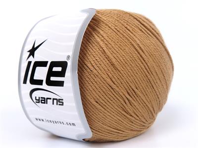 Lot of 4 x 100gr Skeins Ice Yarns TENCEL (100% Tencel) Yarn Milky Brown