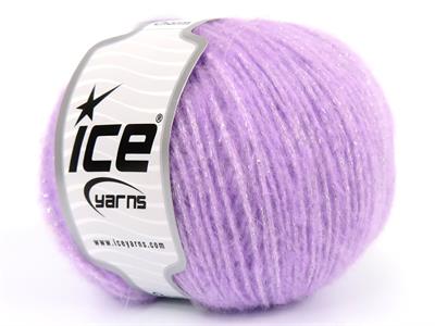 Lot of 6 Skeins Ice Yarns CHARM (10% Superwash Wool 15% Mohair) Yarn Lilac