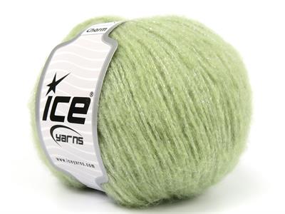 Lot of 6 Skeins Ice Yarns CHARM (10% Superwash Wool 15% Mohair) Yarn Water Green