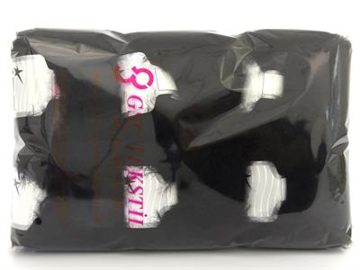 Lot of 6 Skeins Ice Yarns MERINO FUR (40% Superwash Merino Wool) Yarn Black