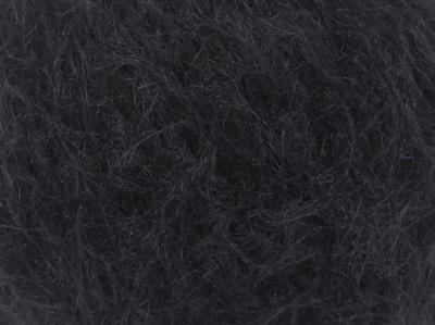 Lot of 6 Skeins Ice Yarns MERINO FUR (40% Superwash Merino Wool) Yarn Black