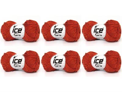 6x50gr. NATURAL COTTON LIGHT PAILLETTE Pamuk Bakır Metalik Simli, Yazlık İplikler, Pamuk, Boncuklu Pullu