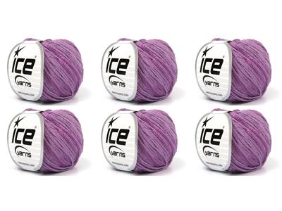 6x50gr. SUMMERTIME Viskon, Pamuk Lavanta Viskon, Yazlık İplikler, Pamuk