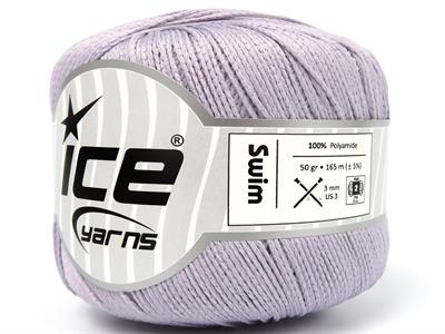 Lot of 6 Skeins Ice Yarns SWIM Hand Knitting Yarn Light Lilac