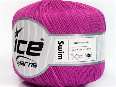 Lot of 6 Skeins Ice Yarns SWIM Hand Knitting Yarn Orchid