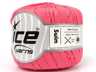 Lot of 6 Skeins Ice Yarns SWIM Hand Knitting Yarn Light Pink
