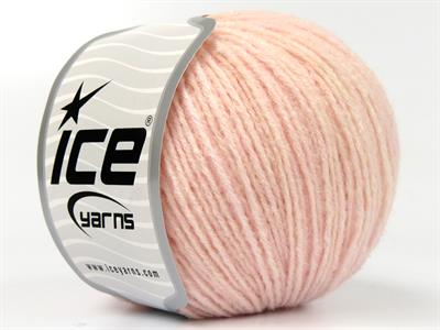 8x50gr. BAMBINO MERINO Akrilik, Merino Yün Açık Pembe Merinos, Kışlık, Bebe, Yün, Akrilik