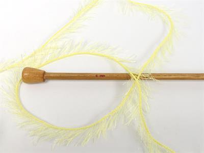 Lot of 8 Skeins Ice Yarns EYELASH GLITZ 50GR Hand Knitting Yarn Light Yellow