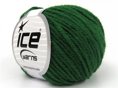 Lot of 8 Skeins Ice Yarns LANA MORBIDA (40% Wool) Hand Knitting Yarn Dark Green