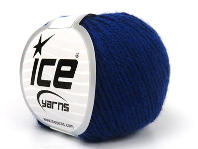 Lot of 8 Skeins Ice Yarns LANA MORBIDA (40% Wool) Hand Knitting Yarn Navy