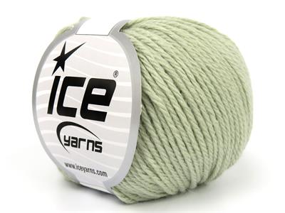 Lot of 8 Skeins Ice Yarns LANA MORBIDA (40% Wool) Yarn Light Water Green