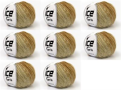 8x50gr. PANORAMA Premium Akrilik Kahverengi Tonları, Kot Mavisi Kışlık, Düz iplikler, Batik Desenli, 100% Akrilik