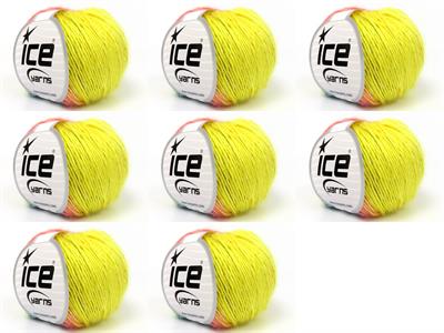 8x50gr. PANORAMA Premium Akrilik Leylak, Sarı, Açık Somon, Nane Yeşil Kışlık, Düz iplikler, Batik Desenli, 100% Akrilik