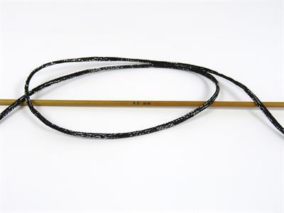 2x200gr. MACRAME BULKY GLITZ Metalik Simli Siyah, Gümüş Metalik Simli, Yazlık İplikler, Makrame, Tığ İşi, Düz iplikler, Kalın