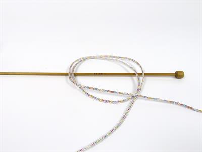 2x200gr. MACRAME BULKY GLITZ MULTI Metalik Simli Yanardöner, Ekru Metalik Simli, Yazlık İplikler, Makrame, Tığ İşi, Düz iplikler, Kalın