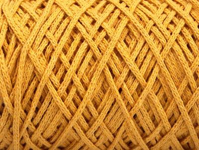 250 gr ICE YARNS MACRAME COTTON BULKY (100% Cotton) Hand Knitting Yarn Gold