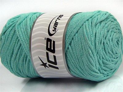 250 gr ICE YARNS MACRAME COTTON BULKY (100% Cotton) Yarn Mint Green