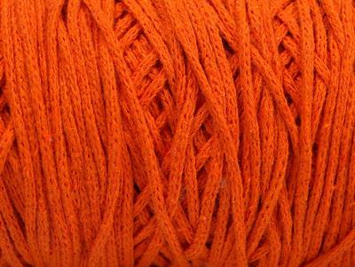 250 gr ICE YARNS MACRAME COTTON BULKY (100% Cotton) Hand Knitting Yarn Orange