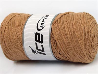 1x250gr. MACRAME COTTON Pamuk Cafe Latte  Yazlık İplikler, Makrame, Pamuk, Tığ İşi, Düz iplikler