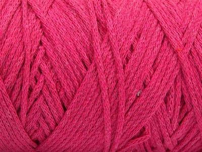 1x250gr. MACRAME COTTON Pamuk Fuşya Yazlık İplikler, Makrame, Pamuk, Tığ İşi, Düz iplikler