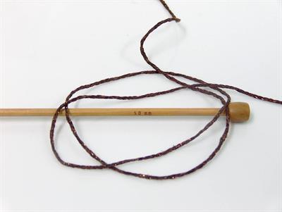 250 gr ICE YARNS MACRAME COTTON GLITZ (90% Cotton) Yarn Brown Copper